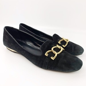 franco sarto black suede flats