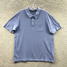 Adam Levine Polo Shirt Men's XL Blue 3 Button Short Sleeve Polo Shirt Men's XL