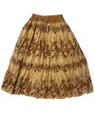 Spell and the Gypsy Collective Coco Lei Skirt Size Small Caramel Gold Midi Boho