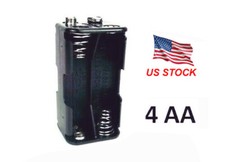 BATTERY HOLDER FOR 4 X AA - CELL - NEW