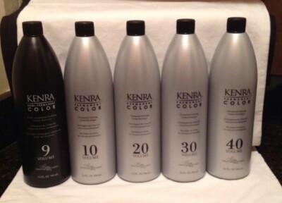 KENRA PERMANENT COLOR  CREME DEVELOPER 9,10,20,30,40 vol - 32 oz - YOU CHOOSE 