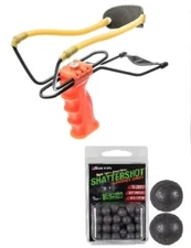 SURVIVOR SERIES Heavy Duty Adjustable Slingshot w/ Exploding Ammo 75ct