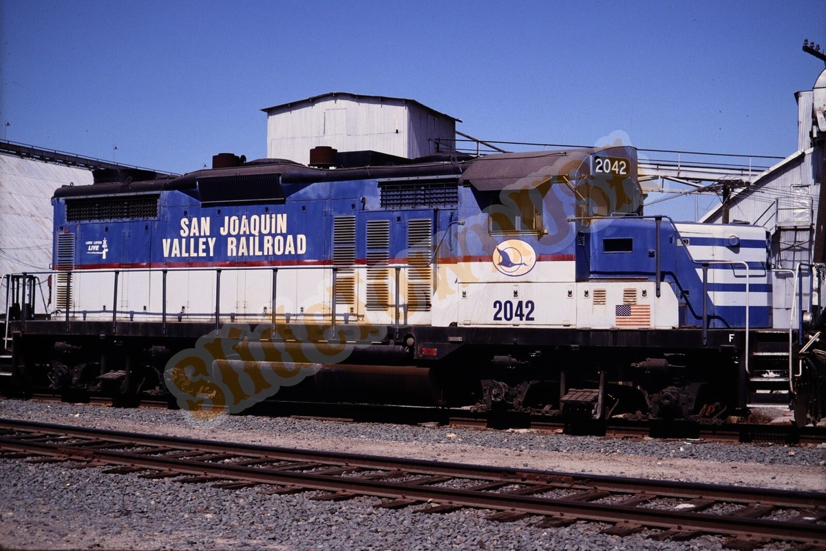 Vtg 1999 Train Slide 2042 San Joaquin Valley Railroad Engine