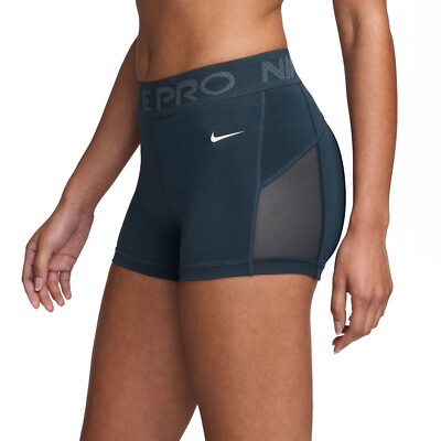 Nike Pro Damen Mesh Shorts (blau) - Small - neu ~ FN3336 478
