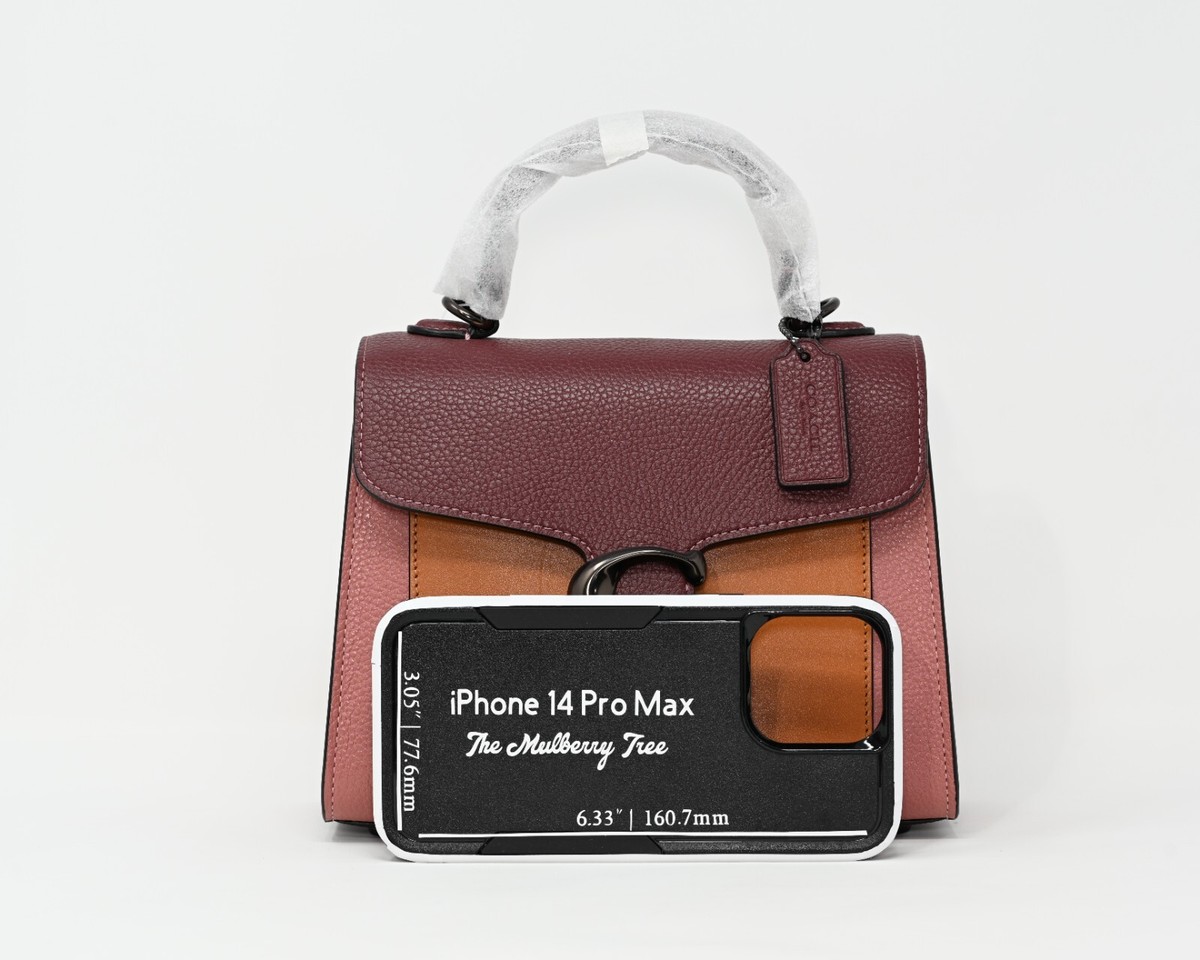 COACH TABBY 20 Top Handle Crossbody Vintage Pink Colorblock