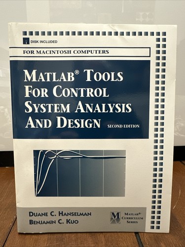 Matlab Tools for Control System Analysis and Design/Book and Sealed ...