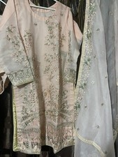 3pc Pakistani Outfit. Size Large. Pink. Fancy.