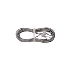Garage Door EXTENSION Spring Cables 1/8 Inch 12ft 6 Inch w/ Loop ( 7 x 7 )