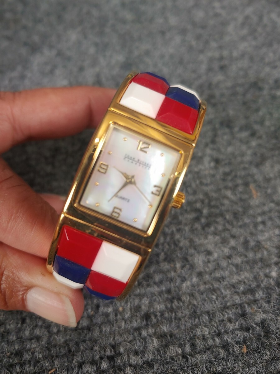 Joan Rivers patriot July 4th red white blue bracelet watch  display picture 3