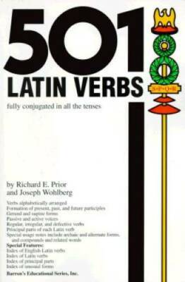 501 Latin Verbs (501 Verbs) - Paperback By Prior, Richard E. - GOOD