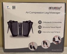 Cincom Leg Massager Circulation Air Compression Calf Wraps 2 Modes CM-010A NIB