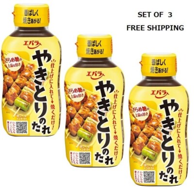 YAKITORI Sauce  set of 3  Ebara  Japan Free shipping