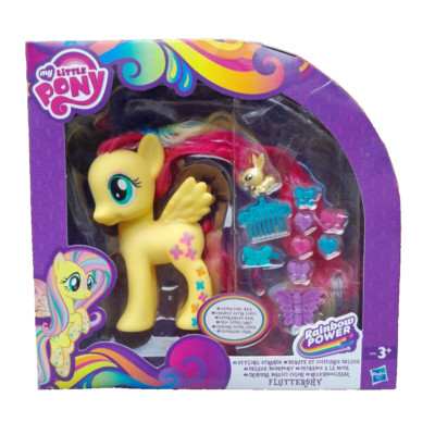 MY LITTLE PONY STYLING STRANDS FLUTTERSHY DOLL 2013 HASBRO BRANDNEU!