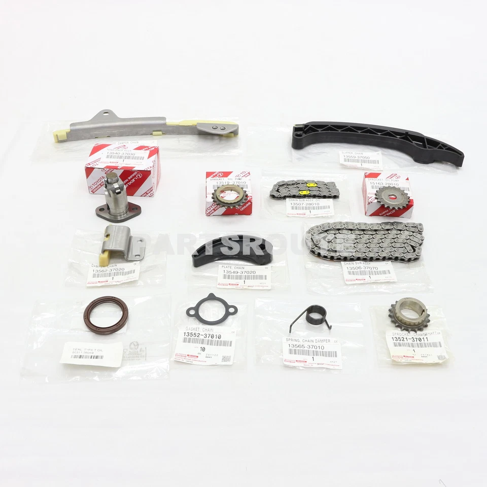 KIT de cadena de distribución genuina Toyota Matrix Corolla Scion xD motor 2ZRFE 1,8 L Foto 2 de 4