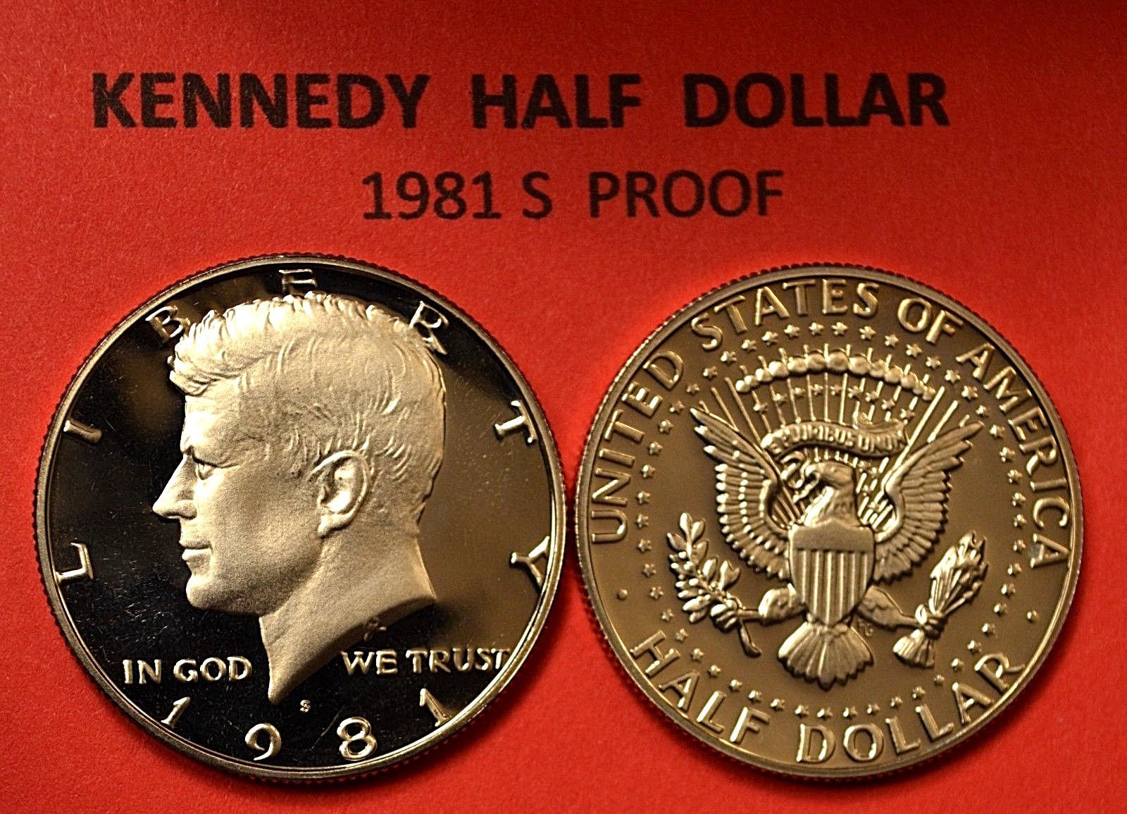 1981 S Kennedy Half Dollar TYPE 1 PROOF from PROOF Set | eBay