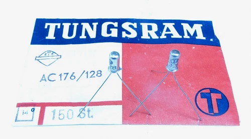 AC128 Tunsgram germanium transistors PAIR selected for Fuzz Face, Fuzz Factory