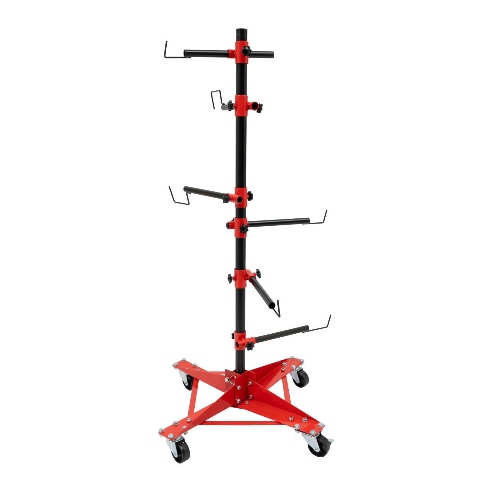 48" Rotating Bumper Hanger Stand Painting Car Repair Rack Tree Auto Body Shop