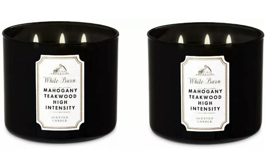 Bath & Body Works Mahogany Teakwood Scented Candle 2-PACK