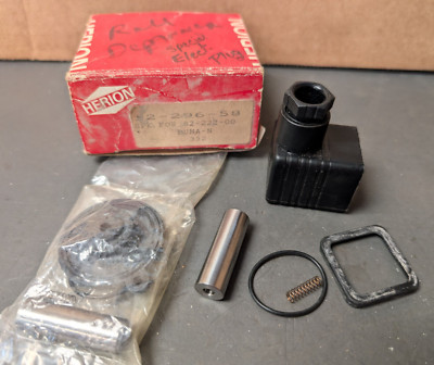 Hirschmann 12 B GDM Solenoid Valve Connector Plug w/ Herion 12-296-58 Plug Kit
