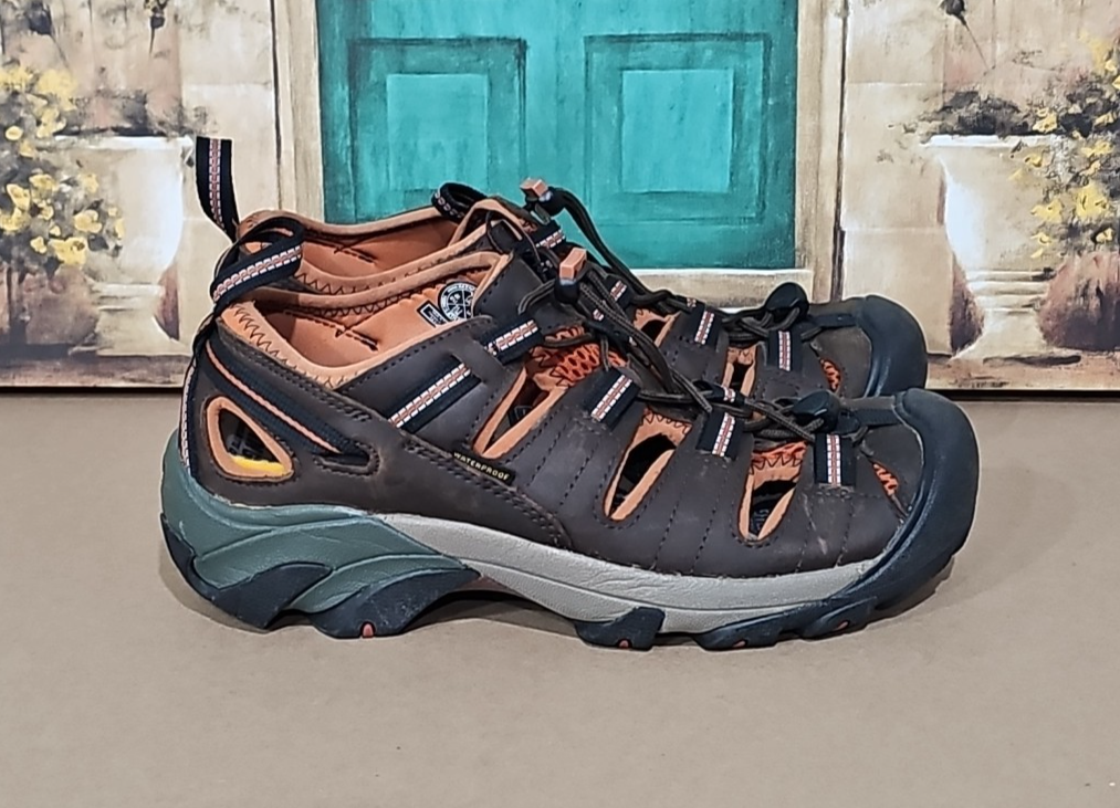 Sandali da trekking KEEN uomo taglia 7 5 Arroyo II (2) nero oliva marrone 1008419