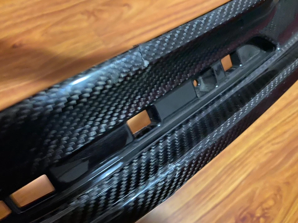 MERCEDES OEM 15-17 S65 AMG Rear Diffuser Bumper-Upper Panel 2178850900 - Image 4 of 4