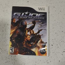 Gi Joe Rise of Cobra - Nintendo Wii Video Game Complete In Box With Manual