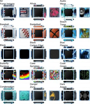 VINYLSKINS Choose Any 1 Vinyl Decal/Skin for iPod Nano 6th Generation - Buy 1 Get 2 Free!