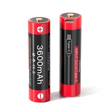 Rechargeable Battery 3.7V 3600mAh for Streamlight X Series Flashlights 2-Pack