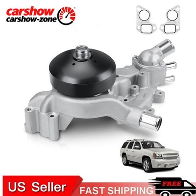 Water Pump w/ Thermostat for 2007-2016 Chevrolet GMC Vortec 4.8L 5.3L 6.0L 6.2L
