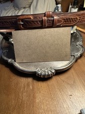 Vogt Silversmiths Ranger Belt With Leather Wrapped Buckle 32