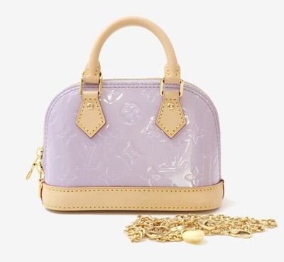 Louis Vuitton Umhängetasche Nano Alma Vernis Monogram Lilac 8444283595 154942188