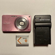 Sony Cyber-shot DSC-W350 Pink Compact Digital Camera 14.1MP Carl Zeiss Lens