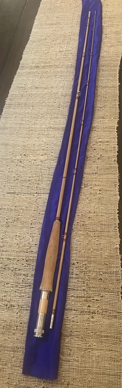 Beautiful Zhus 8’ 2 Piece 6wt Bamboo Fly Rod