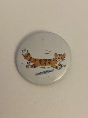 Kitty Cat American Girl Grin Pins 197 1994 Pin Back Button P153