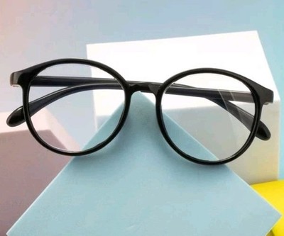 Oversized Reading Glasses ~ BLACK ~ Plastic Frames ~ +2.50 Strength