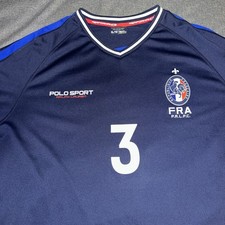 Vintage Polo Ralph Lauren Sport🔥FRANCE National Soccer Shirt PRLFC Mens XL