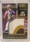 2018 Panini Playbook - Mammoth Materials Lamar Jackson #MM-1 Prime /50 (MEM, RC)