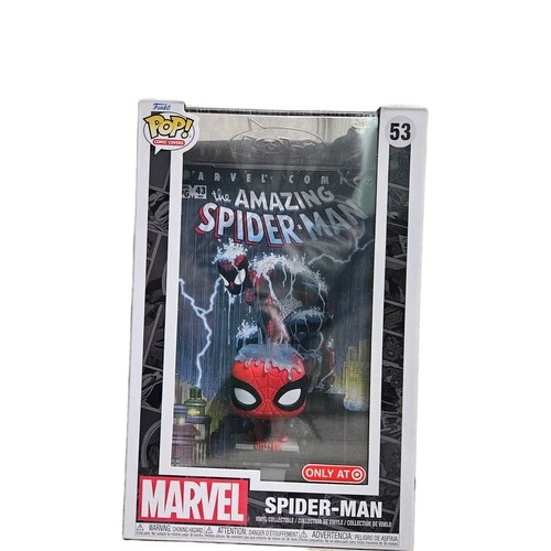 Funko Pop! Comic Book Cover with Case: Marvel - Spider-Man -Target(Exclusive)#53