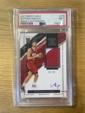 2021-22 Panini Impeccable Alperen Sengun Elegance RPA  96/99 - PSA 9 - Card #116