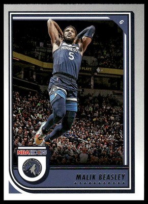 Malik Beasley 2022-23 Panini Hoops #197 Minnesota Timberwolves