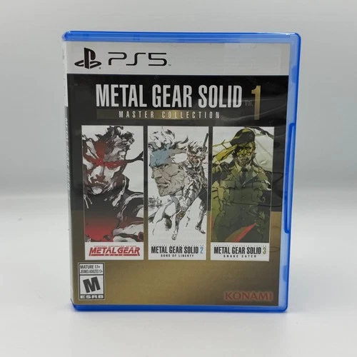 Metal Gear Solid: Master Collection Vo1. 1 (PlayStation 5 PS5, 2023) w/ Case!