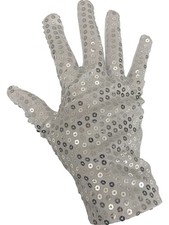 Adult's MJ Performance Single Right Handed Sequin Glove Costume Accessory