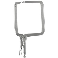 The Original  Locking C-Clamp with Regular Tips, 18 in L, 7-1/2 in Max, 9-1/2 in