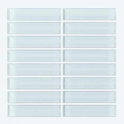 Shaw CS20Z Cardinal Stacked Glass Mosaic - 12'' x 12'' Sheet
