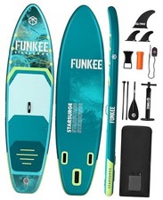 11   34" 6" Extra Wide Inflatable Stand Up Paddle Board, Sup Board Meadow Glide