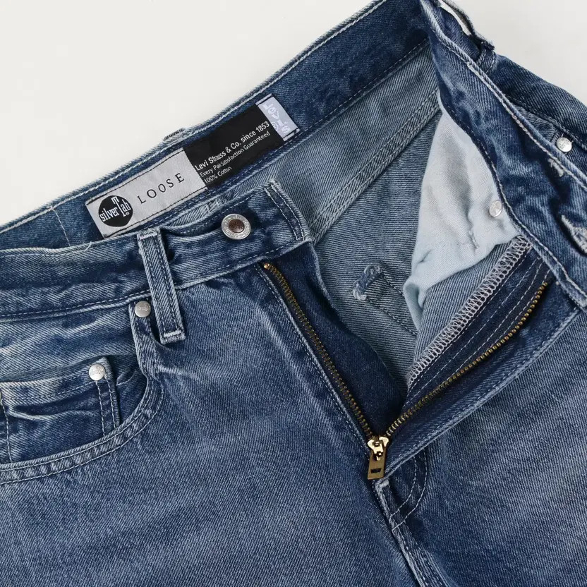 Levi's 28-Inch Silver Tab Denim Pants Women thumbnail 7