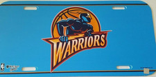 Golden State Warriors NBA basketball team Plastic License Plate