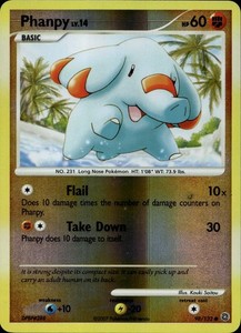 Phanpy 98/132 Reverse Holo DP Secret Wonders Pokemon