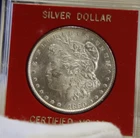 1880 S US Morgan Silver $1  Red Case Nice Unc