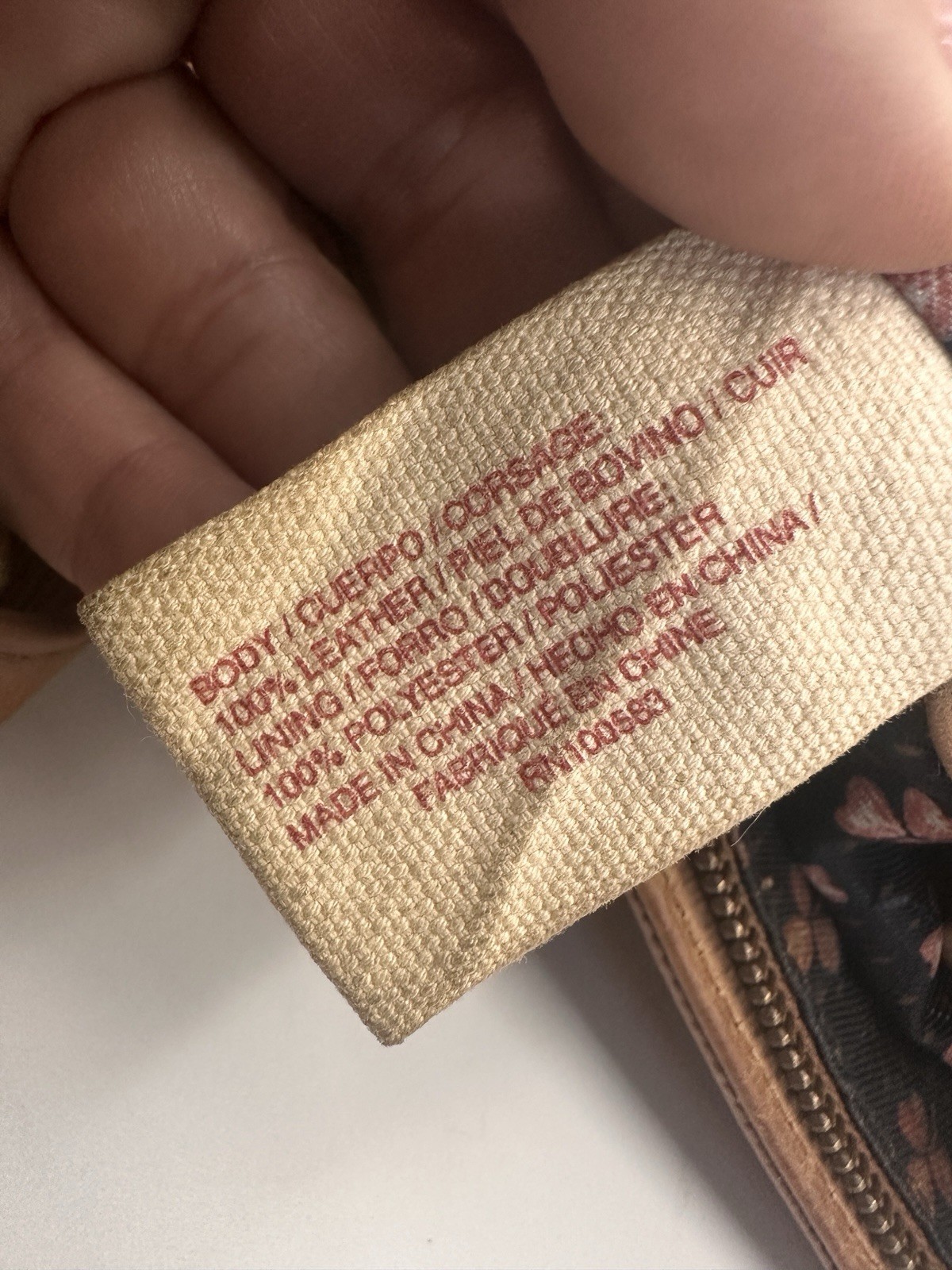 LUCKY BRAND Baldwin Patchwork  Soft Brown Leather… - image 14